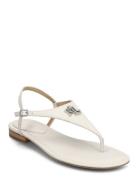 Ellington Lizard-Embossed Sandal White Lauren Ralph Lauren