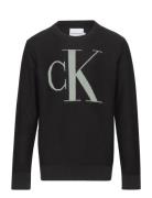 Monogram Reg. Sweater Black Calvin Klein