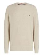 Refined Structure Crew Nk Beige Tommy Hilfiger