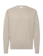 Check Pattern Sweater Beige Calvin Klein