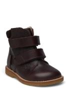 Boots - Flat - With Velcro Brown ANGULUS