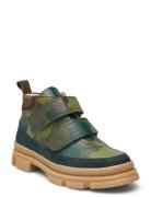 Shoes - Flat - With Velcro Khaki ANGULUS