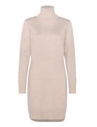 U6801, Milasz Rollneck Dress Beige Saint Tropez