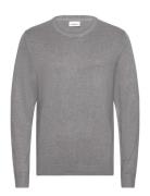 Ecovero L/S O-Neck Knit Grey Lindbergh