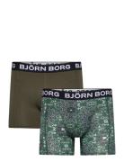 Bamboo Cotton Blend Boxer 2P Khaki Björn Borg