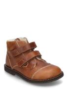 Boots - Flat - With Velcro Brown ANGULUS