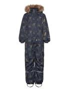 Snow Suit Aop Navy Minymo