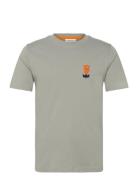 Halloween Embroidery Tee S/S Grey Lindbergh