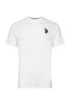 Kaleb Rel Sj Uspa M Tee White U.S. Polo Assn.