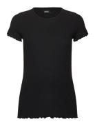 Olmemma S/S Top Jrs Noos Black Only Maternity