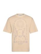 Dreams Puff Print Ss Tshirt Beige SIXTH JUNE