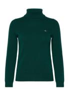 Extrafine Lambswool Rollneck Green GANT