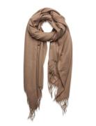 Pcnoah Long Scarf Noos Bc Brown Pieces