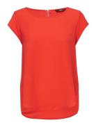 Onlvic S/S Solid Top Noos Ptm Red ONLY