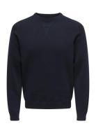 Onspin Reg 12 Crew Knit Navy ONLY & SONS