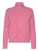 Fluffy Knit Cardigan Pink Coster Copenhagen