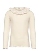 Nmfoline Ls Slim Top Lil Cream Lil'Atelier