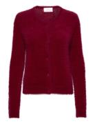 Pearl Knit Cardigan Red Hosbjerg