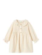 Nbflino Ls Loose Body Dress Lil Cream Lil'Atelier