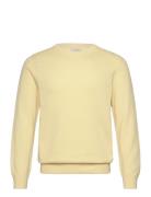 Cotton Pique C-Neck Yellow GANT