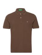 Short Sleeves T-Shirt Brown United Colors Of Benetton