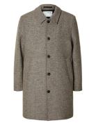 Slharchive Car Coat Noos Grey Selected Homme