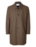 Slharchive Car Coat Noos Brown Selected Homme