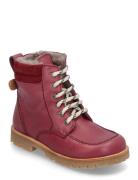 Rub Sole™ Lace Boot Tex Red Pom Pom