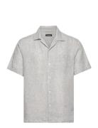 Elio Linen Melange Shirt Grey J. Lindeberg