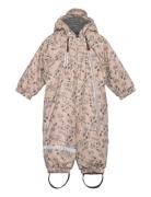 Pu Snow Suit 2 Zip Recycled - Aop Beige Mikk-line