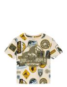 Nmmsunter Jurassic Ss Nreg Top Sky Cream Name It