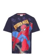 Tshirt Navy Marvel