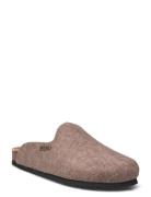 Felt Slipper M Brown Exani