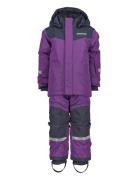 Skare Kids Set Purple Didriksons