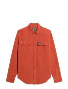 Corduroy Workwear Shirt Orange Superdry