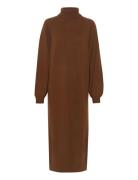 Manzigz Ls Dress Brown Gestuz