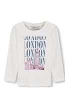 Kmgcelina Life Reg L/S City Top Box Jrs White Kids Only