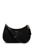 Noelle Top Zip Shoulder Bag Black GUESS