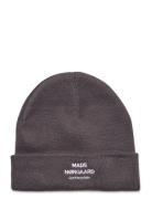 Isak Logo Ambas Beanie Grey Mads Nørgaard