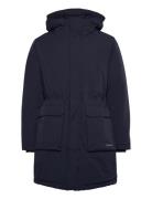 Channing Padded Parka Coat Navy Les Deux