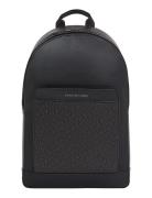 Th Monogram Backpack Black Tommy Hilfiger