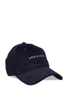 Embroidered Cord Cap Navy Lyle & Scott