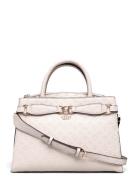 Arlena Logo Girlfriend Satchel Cream GUESS