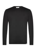 Nørregaard Ls T-Shirt Tonal Black Les Deux