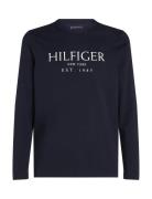 Big Hilfiger Ls Tee Navy Tommy Hilfiger