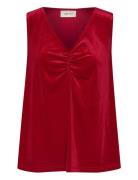 Crpativa Blouse Red Cream