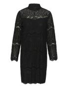 Cuima Lace Short Dress Black Culture