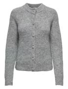 Onlmaggie Life Ls O-Neck Cardigan Cc Knt Grey ONLY