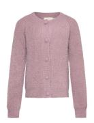 Cardigan Knit Glitter Pink Creamie