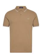 Twin Tipped Fp Shirt Beige Fred Perry